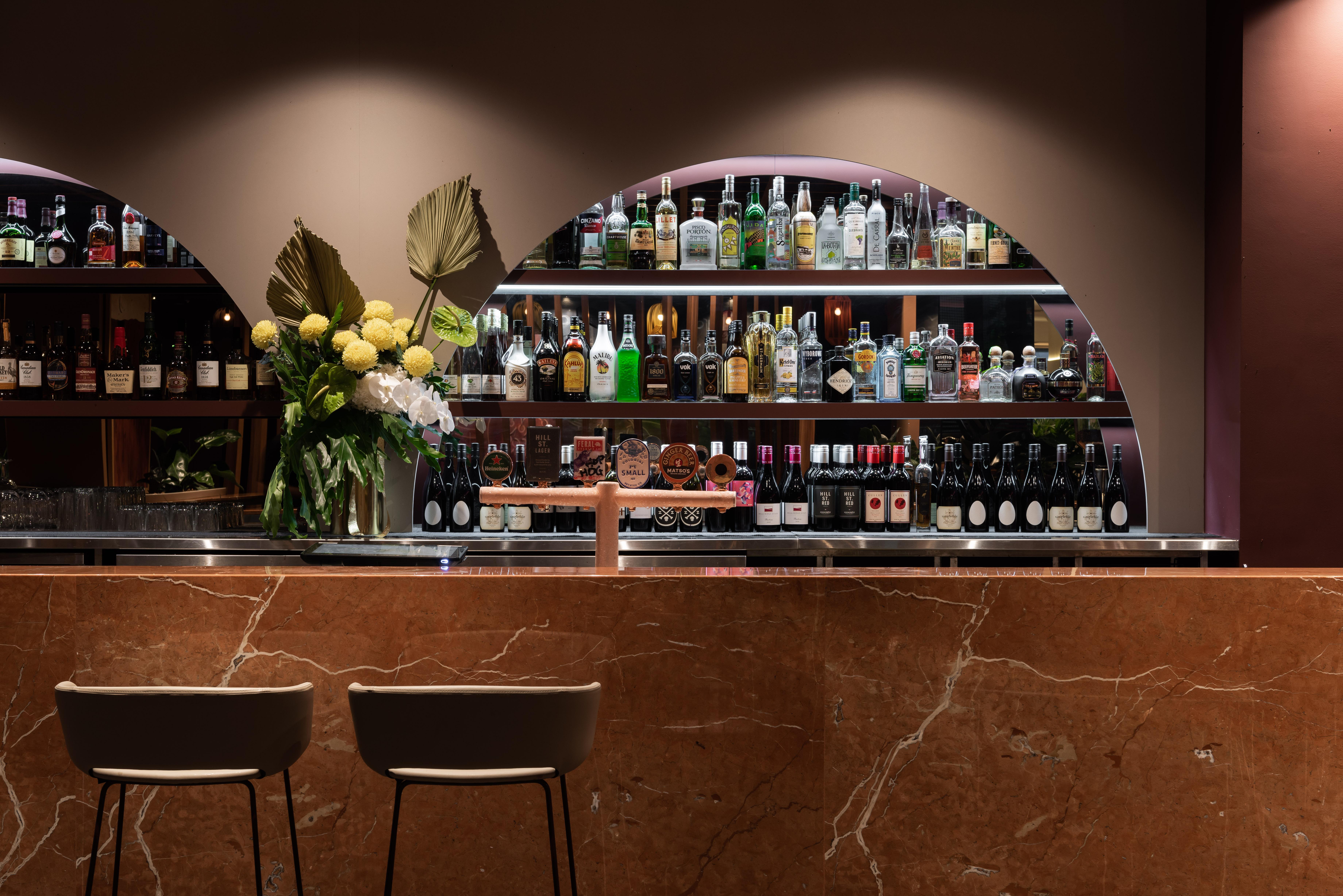 Pan Pacific Perth Hotell Eksteriør bilde The bar at the restaurant