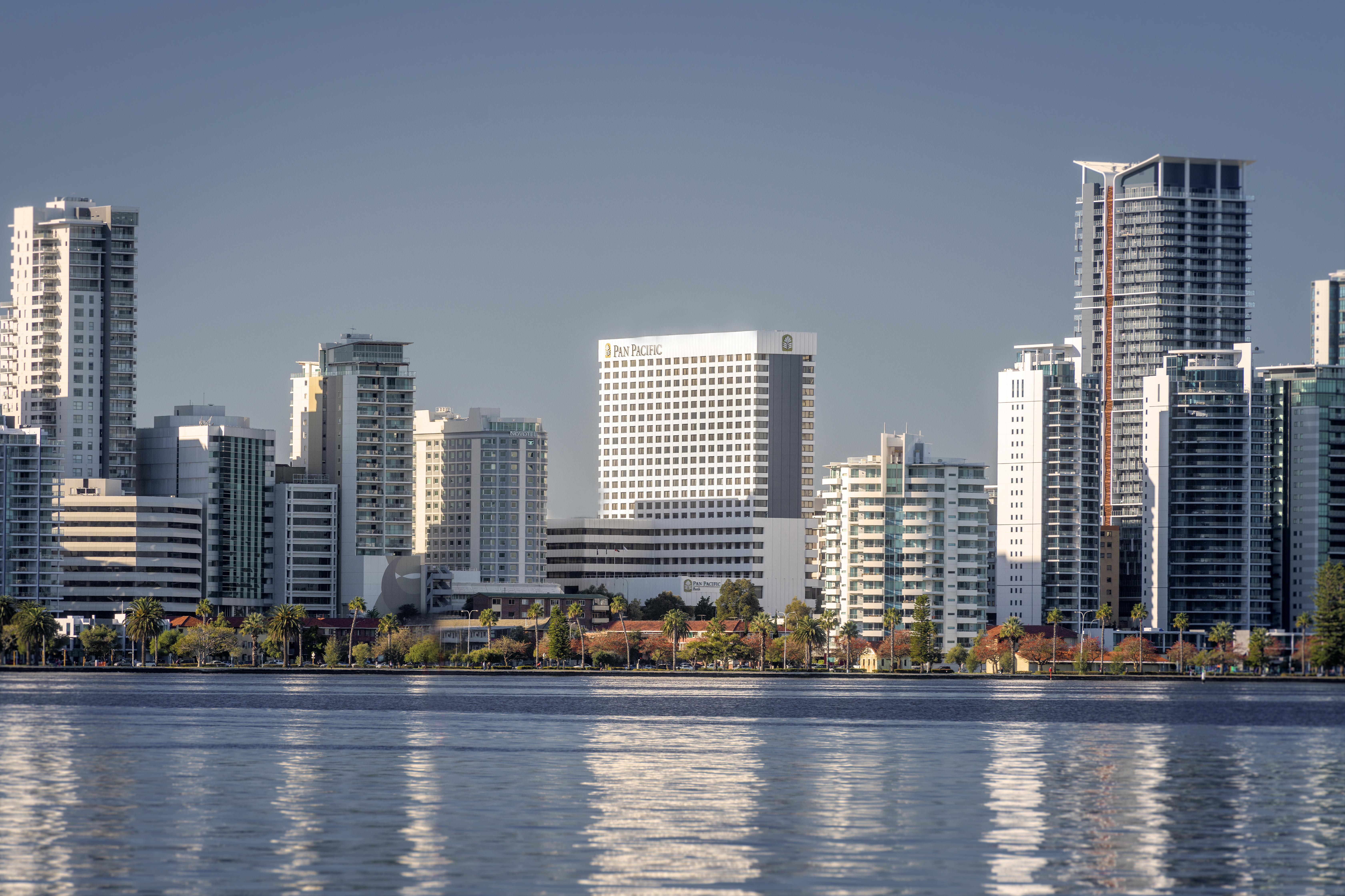 Pan Pacific Perth Hotell Eksteriør bilde Downtown San Diego skyline