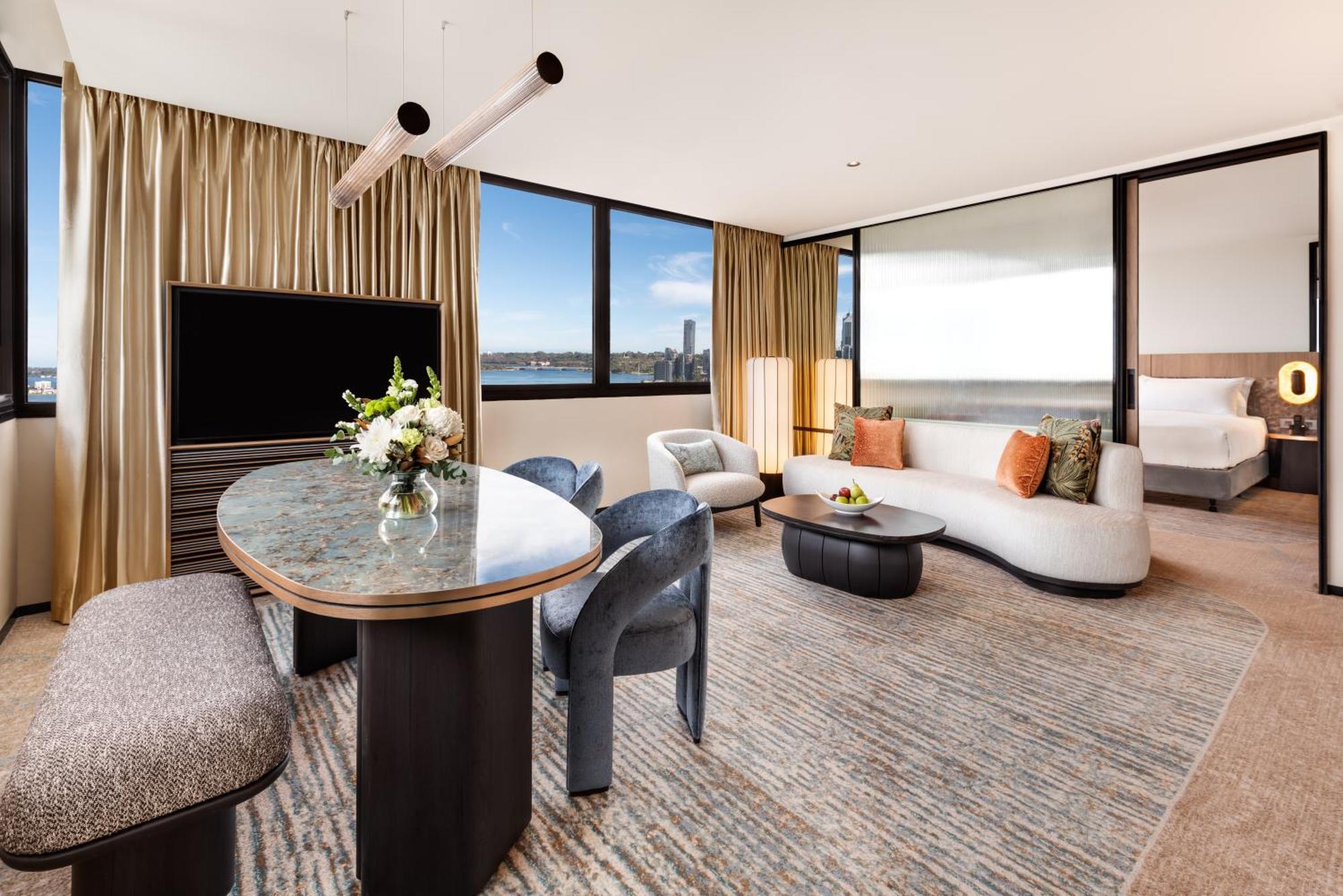 Pan Pacific Perth Hotell Eksteriør bilde A suite at the hotel
