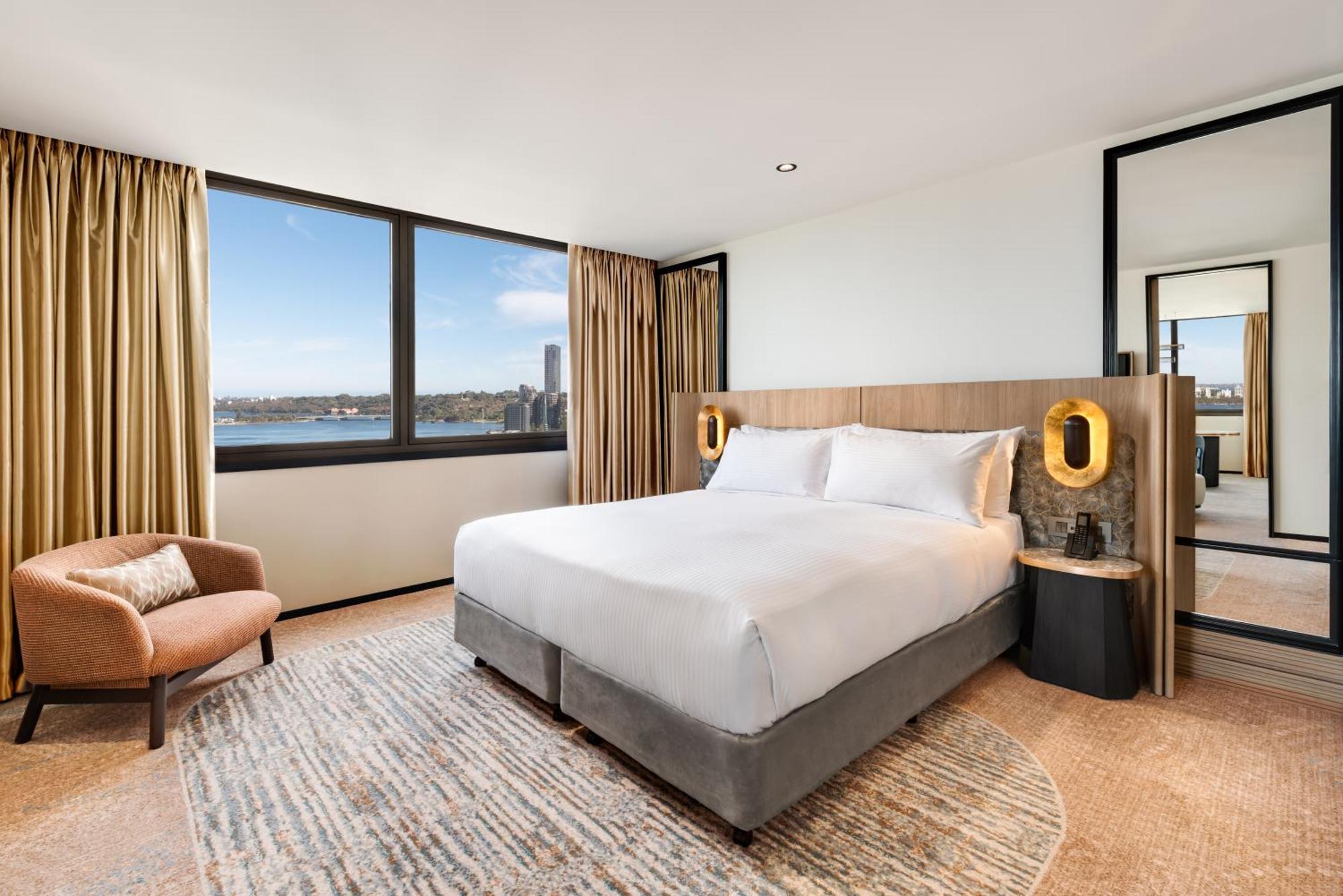 Pan Pacific Perth Hotell Eksteriør bilde A bedroom at the hotel